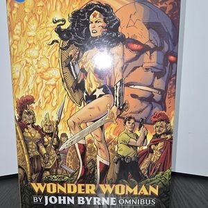DC Comics Wonder Woman Omnibus - Vibrant Red, Yellow, and Blue Cover